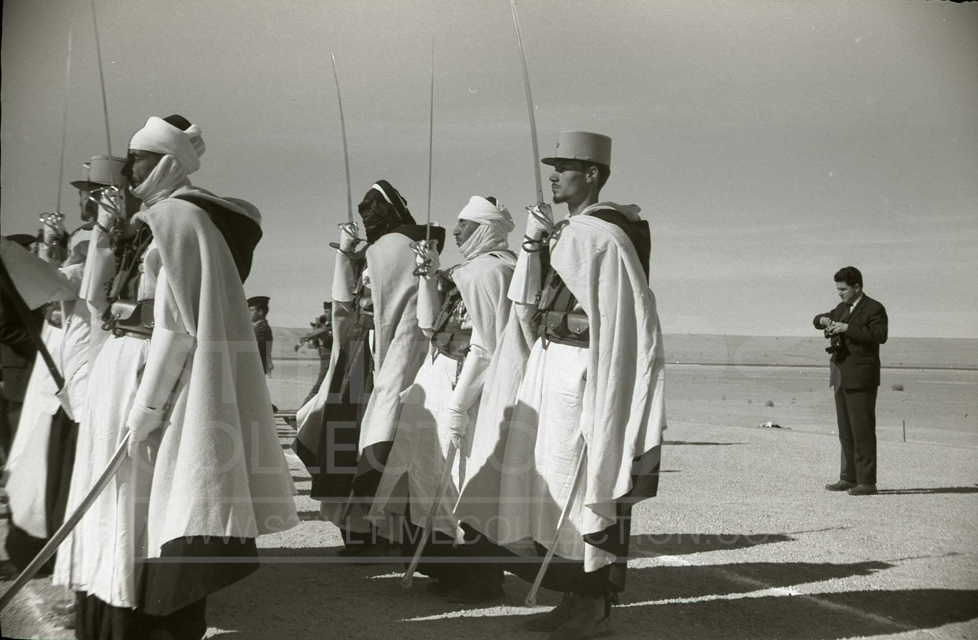 sahara oil pipeline algeria desert camels french foreign legion